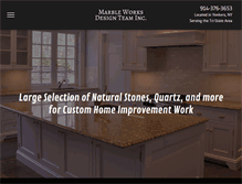 Tablet Screenshot of mymarbleworks.com